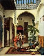 Arab or Arabic people and life. Orientalism oil paintings 565 unknow artist